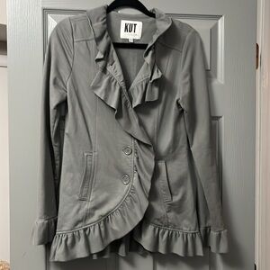 Kut from the Kloth ruffle jacket size medium.